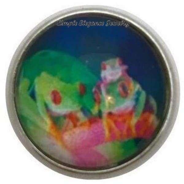 Amazon Frog Collection Snap Charm 20mm (12 Options) - 112 - Snap Jewelry