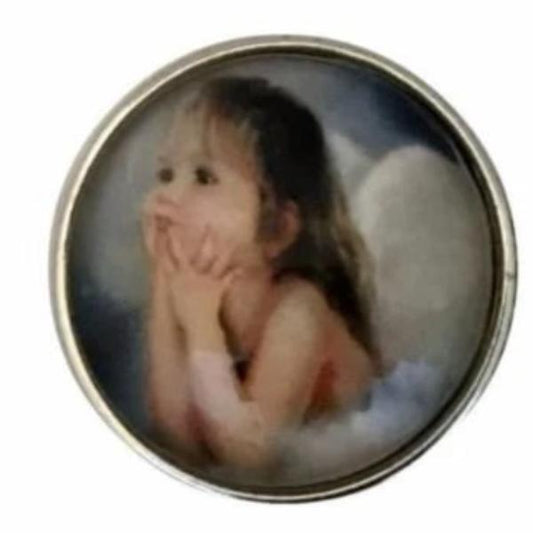 Angel Snap Charm 20mm for Snap Jewelry - Snap Jewelry