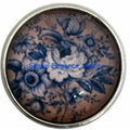 Antique Rose Snap 20mm for Snap Charm Jewelry - Snap Jewelry