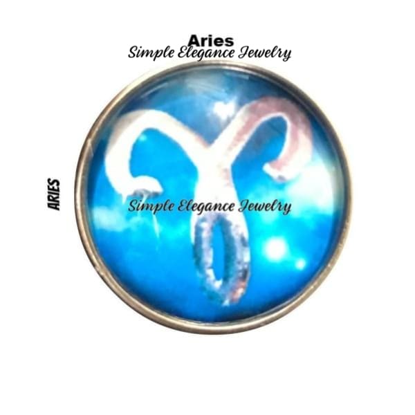 Astrological Zodiac Sign Snap 20mm for Snap Jewelry - Aries - Snap Jewelry