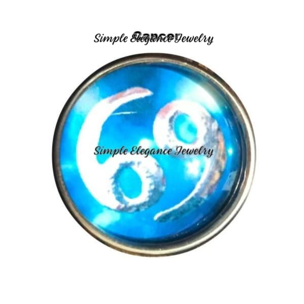 Astrological Zodiac Sign Snap 20mm for Snap Jewelry - Cancer - Snap Jewelry
