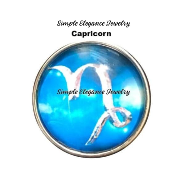 Astrological Zodiac Sign Snap 20mm for Snap Jewelry - Capricorn - Snap Jewelry