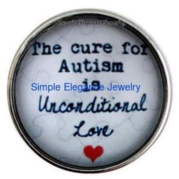 Autism Cure Snap 20mm - Snap Jewelry