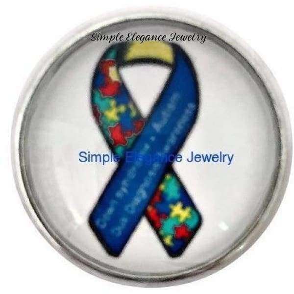Autism-Downs Syndrome Dual Diagnosis Snap 20mm for Snap Charm Jewelry (2049) - Snap Jewelry