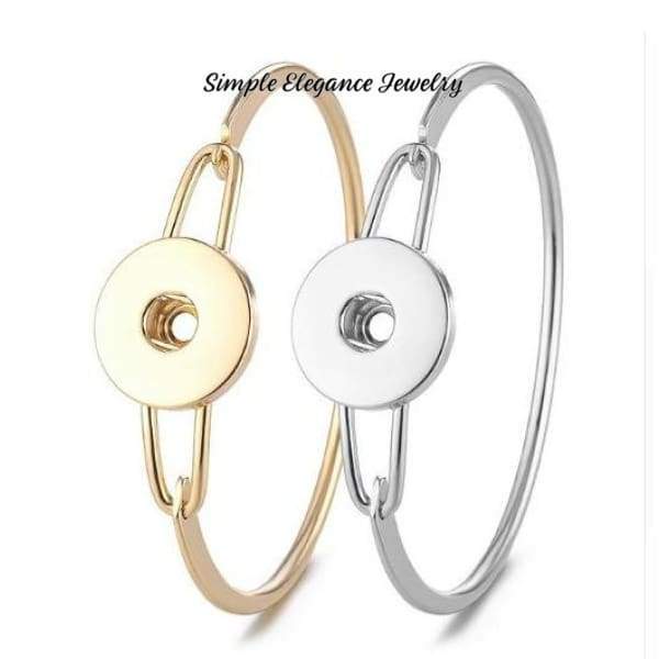 Bangle Latch Bracelet for Snap Charms 18m-20mm - Snap Jewelry