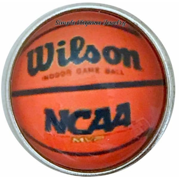 Basketball Snap Charm 20mm for Snap Jewelry - Snap Jewelry