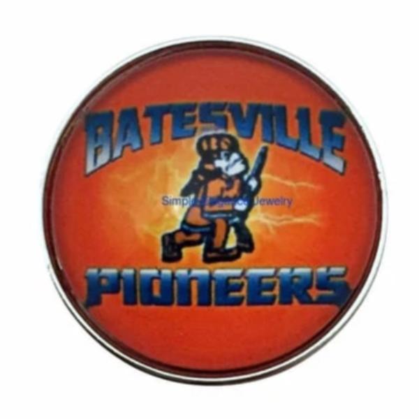 Batesville Pioneers Snap 20mm for Snap Charm Jewelry - Snap Jewelry