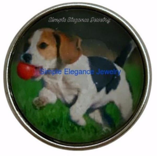 Beagle Dog Snap 20mm for Snap Jewelry - Snap Jewelry