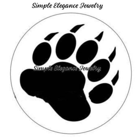 Bear Paw Snap 20mm for Snap Charm Jewelry - Snap Jewelry