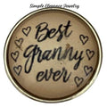Best Granny Ever Snap Charm 20mm - Snap Jewelry