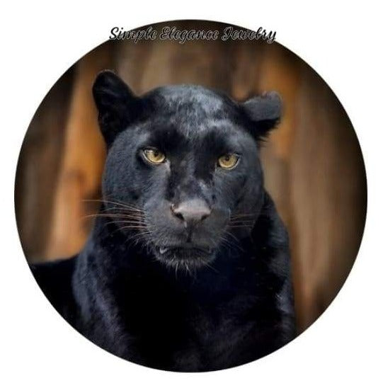 Black Panther Cat Snap Charm 20mm - Snap Jewelry