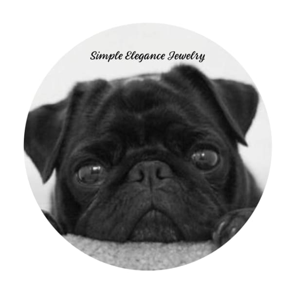 Black Pug Dog Snap Charm 20mm - Snap Jewelry