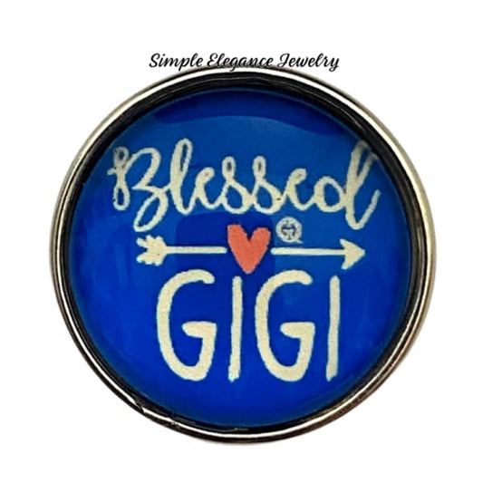 Blessed GIGI Snap Charm 20mm - Snap Jewelry