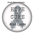 Brain Cancer Ribbon Snap 18mm for Snap Charm Jewelry - Snap Jewelry