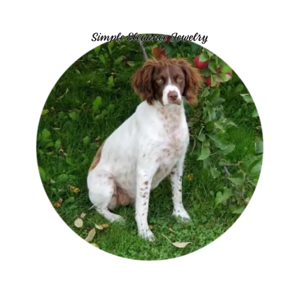 Brittney Spaniel Dog Snap Charm 20mm - Snap Jewelry