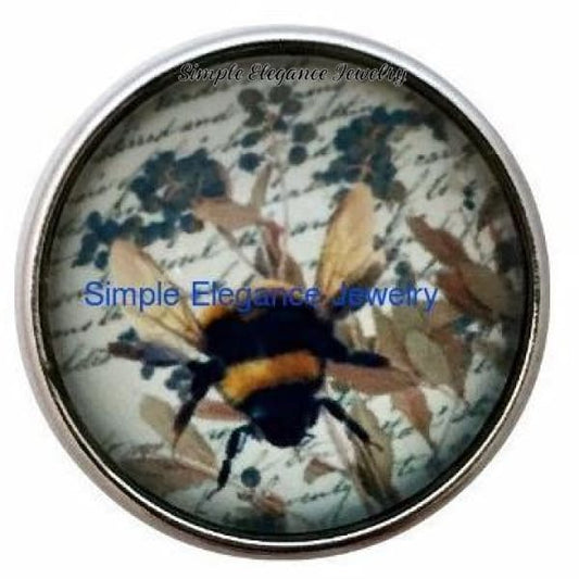 Bumble Bee Snap 20mm - Snap Jewelry