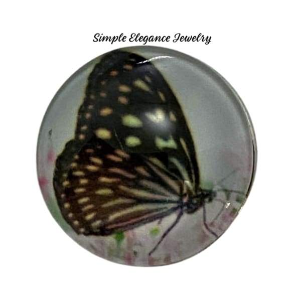 Butterfly Snap Charm 18mm - Snap Jewelry