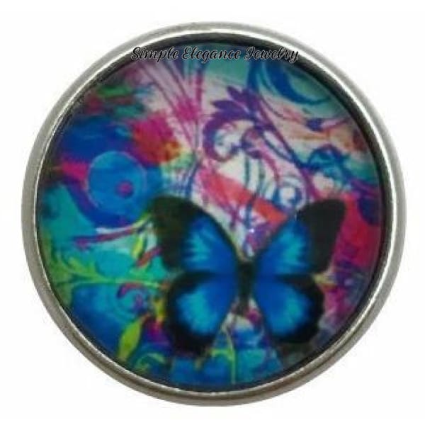 Butterfly Snap Charm 20mm for Snap Jewelry - Snap Jewelry