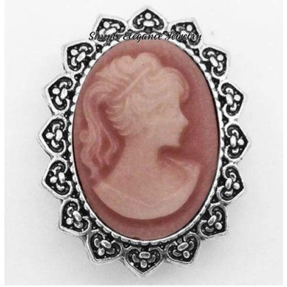 Cameo Snap 20mm for Snap Jewelry - Peach - Snap Jewelry