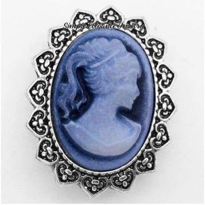 Cameo Snap 20mm for Snap Jewelry - Royal Blue - Snap Jewelry