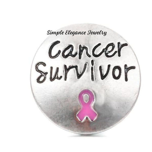 Cancer Survivor Snap Charm for Snap Charm Jewelry 20mm - Snap Jewelry