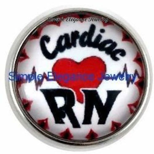 Cardiac RN Snap Charm 20mm - Snap Jewelry