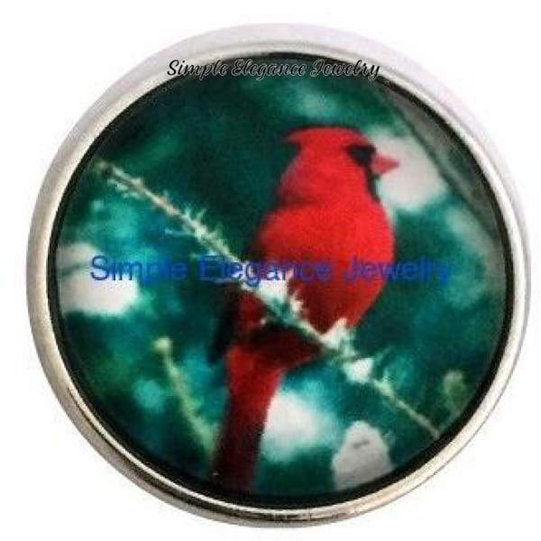 Cardinal Snap Charm 20mm for Snap Jewelry - Snap Jewelry