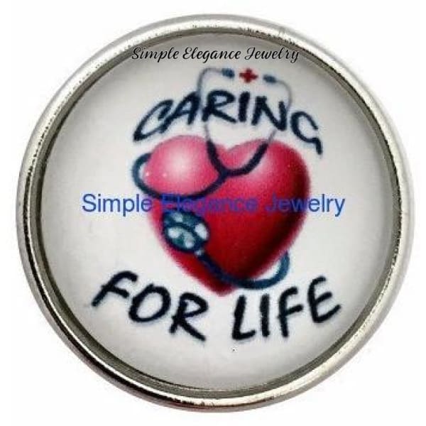 Caring For Life Nurse Snap 20mm for Snap Charm Jewelry - Snap Jewelry