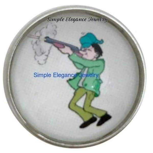 Hunter Snap Charm 20mm for Snap Jewelry - Snap Jewelry