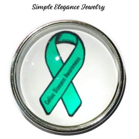 Celiac Disease Awareness Snap Charm 20mm for Snap Jewelry - Snap Jewelry