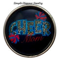 Cheer Mom Snap Charm 20mm - Snap Jewelry