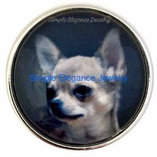 Chihuahua Dog Snap 20mm - Snap Jewelry