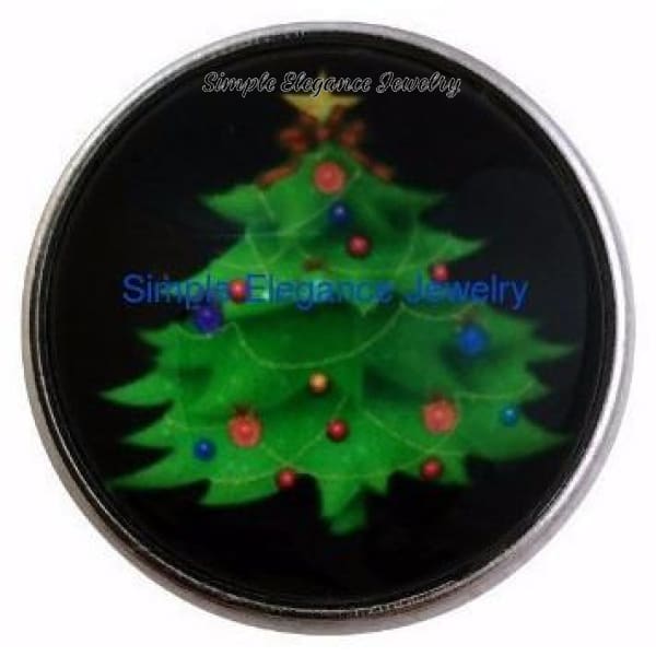 Christmas Tree Snap 20mm - Snap Jewelry