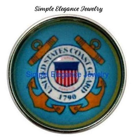 Coast Guard Snap Charm 20mm for Snap Charm Jewelry - Snap Jewelry