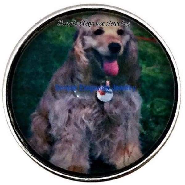 Cocker Spaniel Dog Snap 20mm for Snap Charm Jewelry - Snap Jewelry