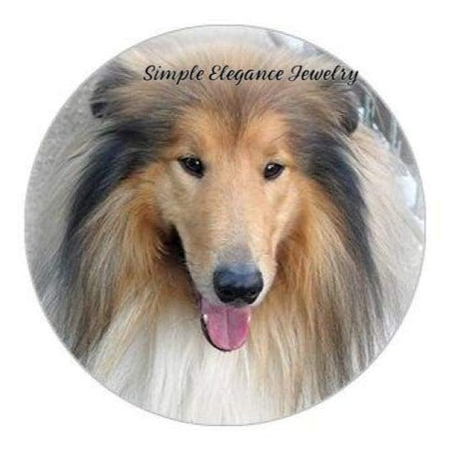 Collie Dog Snap Charm 20mm for Snap Jewelry - Snap Jewelry