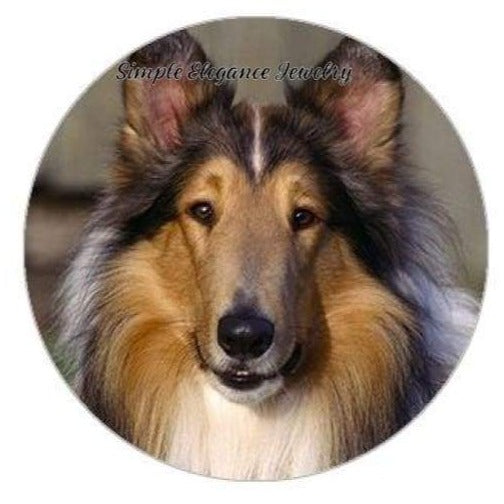 Collie Dog Snap Charm 20mm for Snap Jewelry - Snap Jewelry