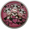 Cow Family Snap Charm 20mm for Snap Jewelry - Snap Jewelry