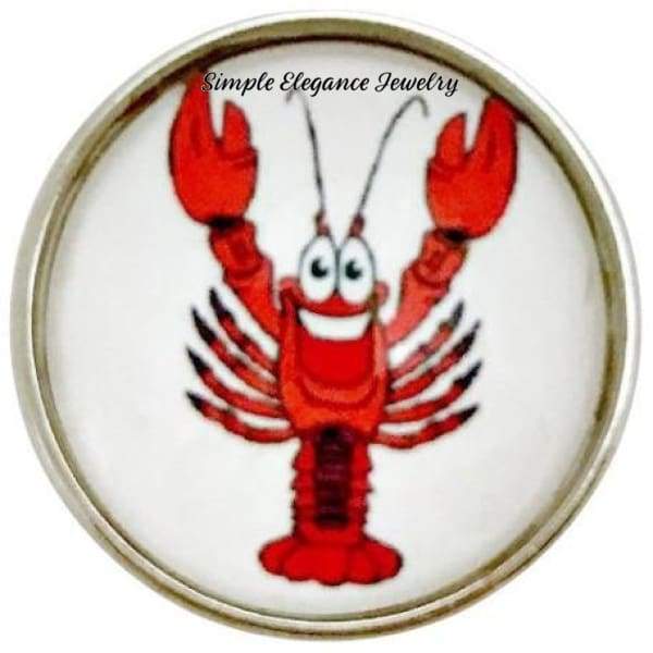 Crawdad-Crawfish Snap Charm 20mm for Snap Jewelry - Snap Jewelry