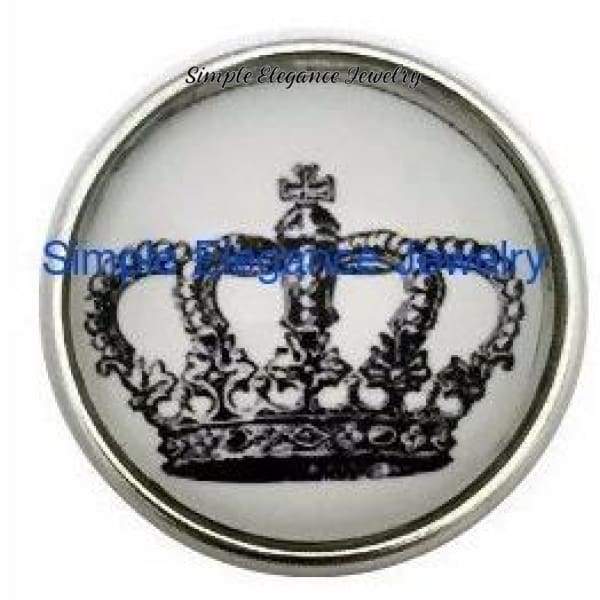 Crown 20mm Snap for Snap Charm Jewelry - Snap Jewelry