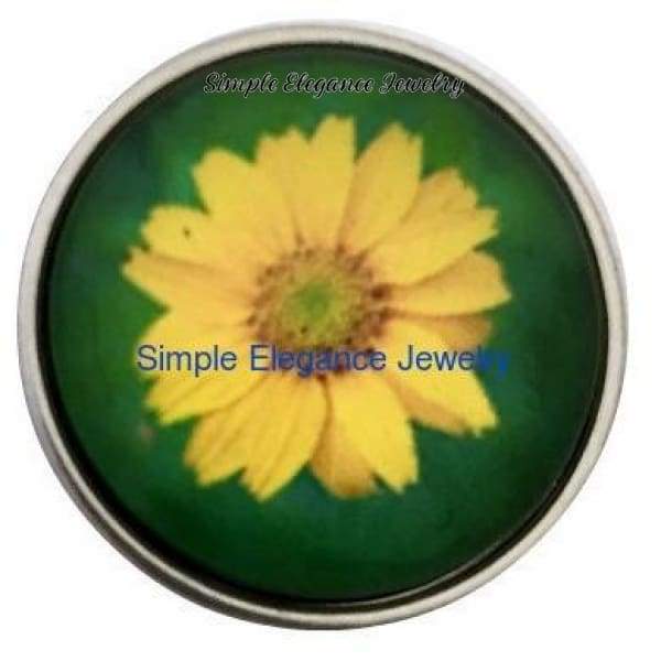 Daisy Flower Snap 20mm for Snap Jewelry - Snap Jewelry