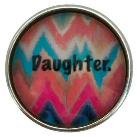 Daughter Chevron Snap 20mm - Snap Jewelry