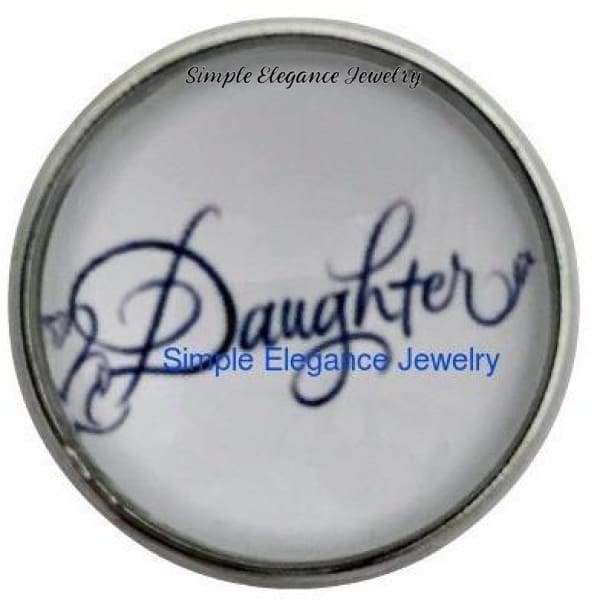 Daughter Snap 20mm for Snap Charm Jewelry - Snap Jewelry