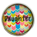 Daughter Snap Charm 20mm - Snap Jewelry