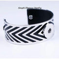 Decorative Cuff Snap Bracelet 20mm - Snap Jewelry