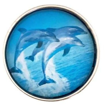 Dolphins Snap 20mm for Snap Jewelry - Snap Jewelry