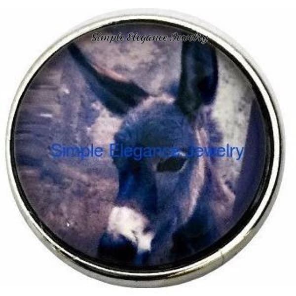 Donkey 20mm Snap for Snap Charm Jewelry - Snap Jewelry
