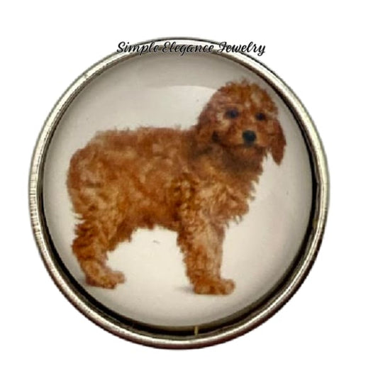 Doodle Dog Snap Charm 20mm - Snap Jewelry