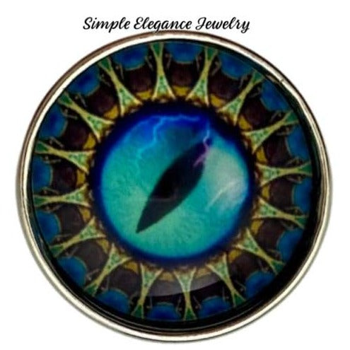 Dragon Eye Snap Charm 20mm - Snap Jewelry