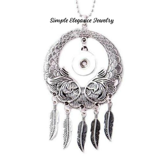 Dreamcatcher Snap Necklace 18mm Snaps (SN69) - Snap Jewelry
